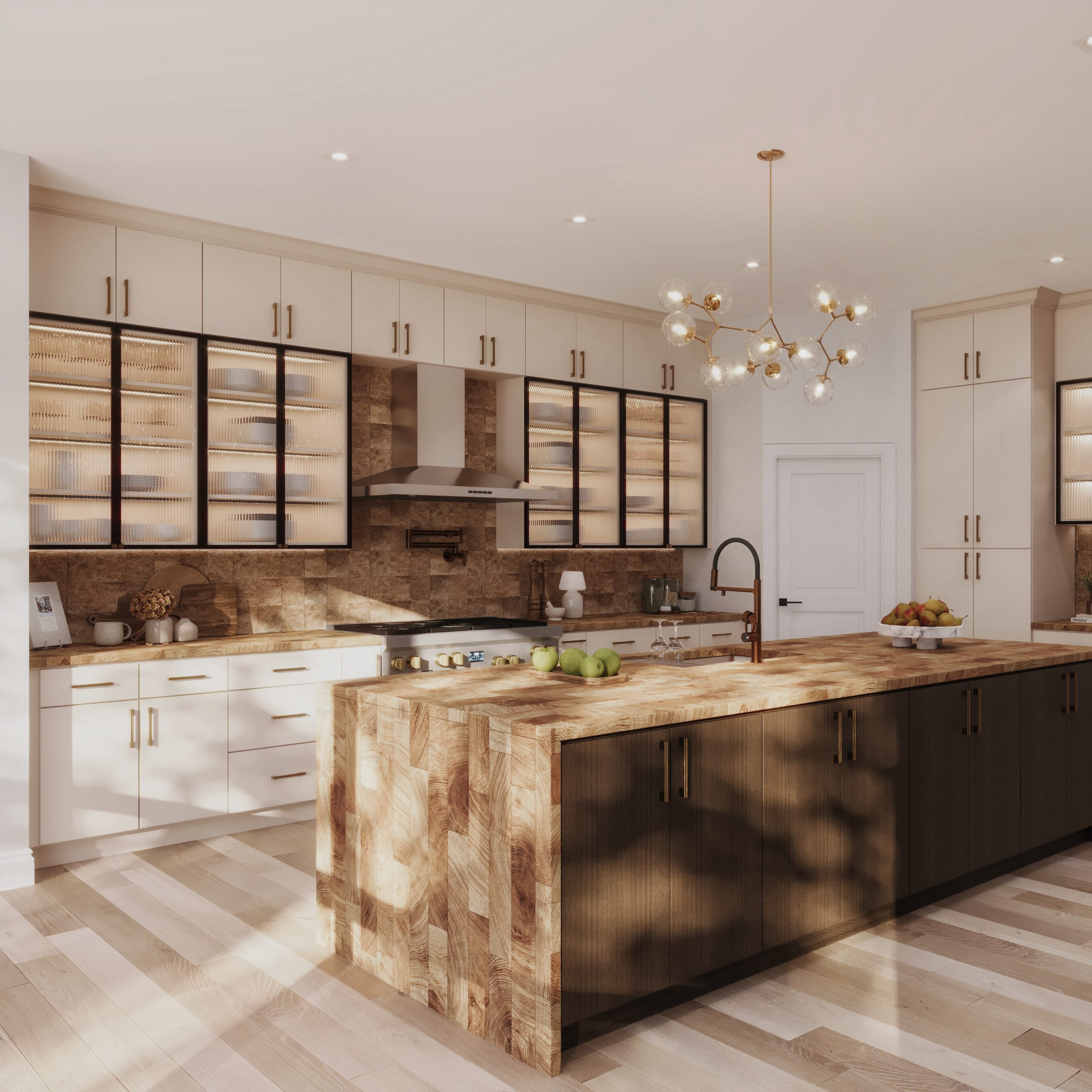 Kitchen Frameless European Style cabinetry - CG-MI-OS