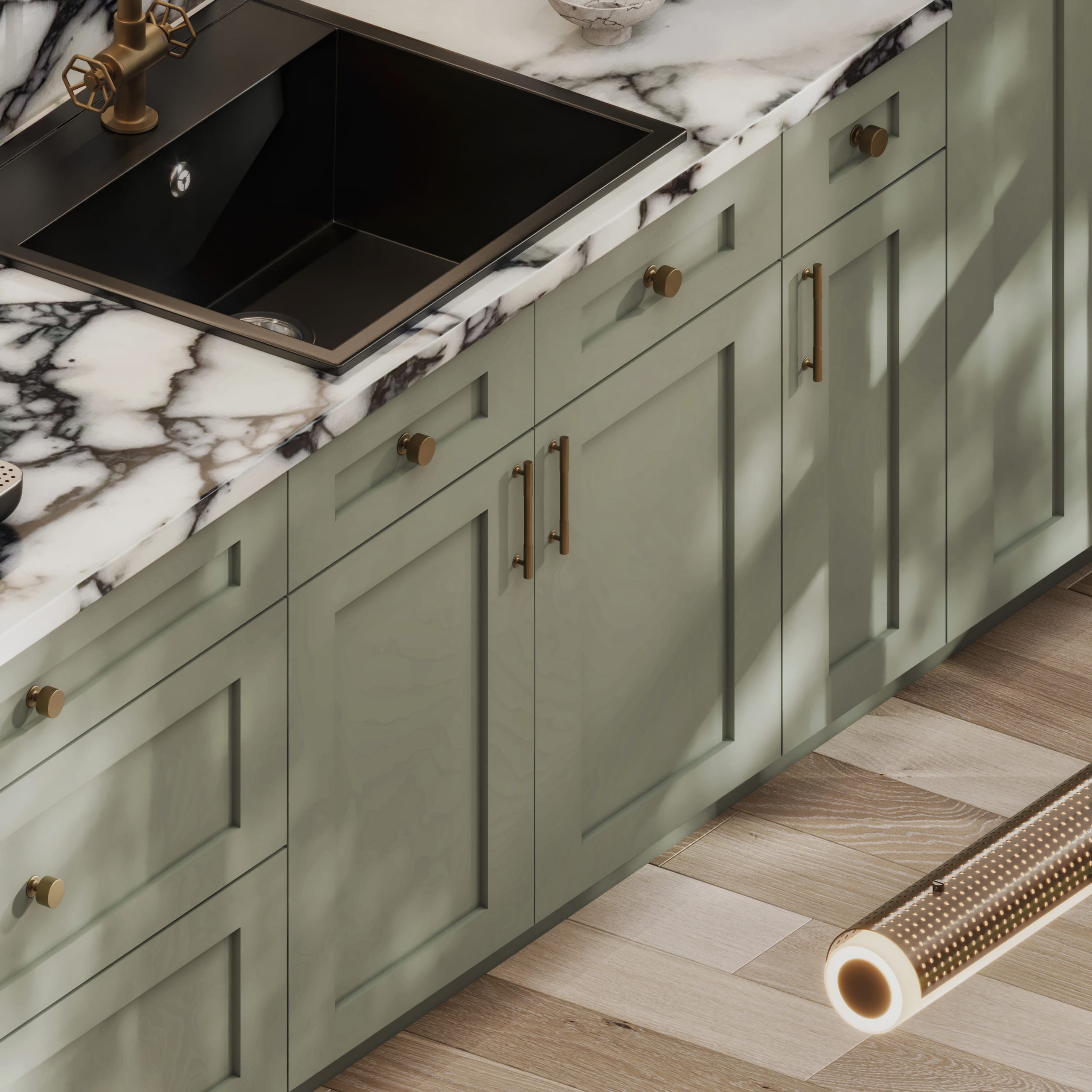 Kitchen Shaker Style Charm Collection cabinetry - SB1