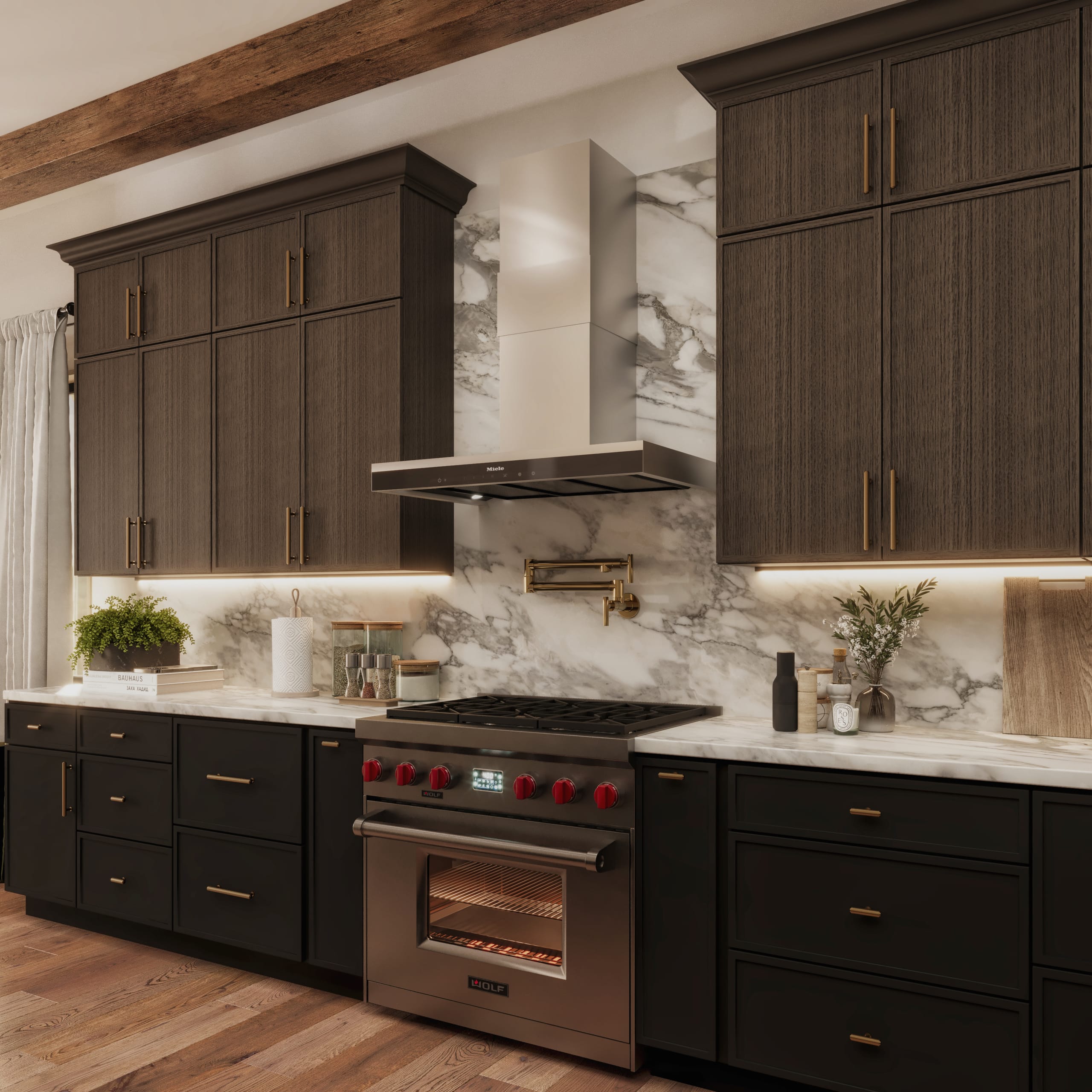 Kitchen Slim Shaker Style cabinetry - SAO-SIB2