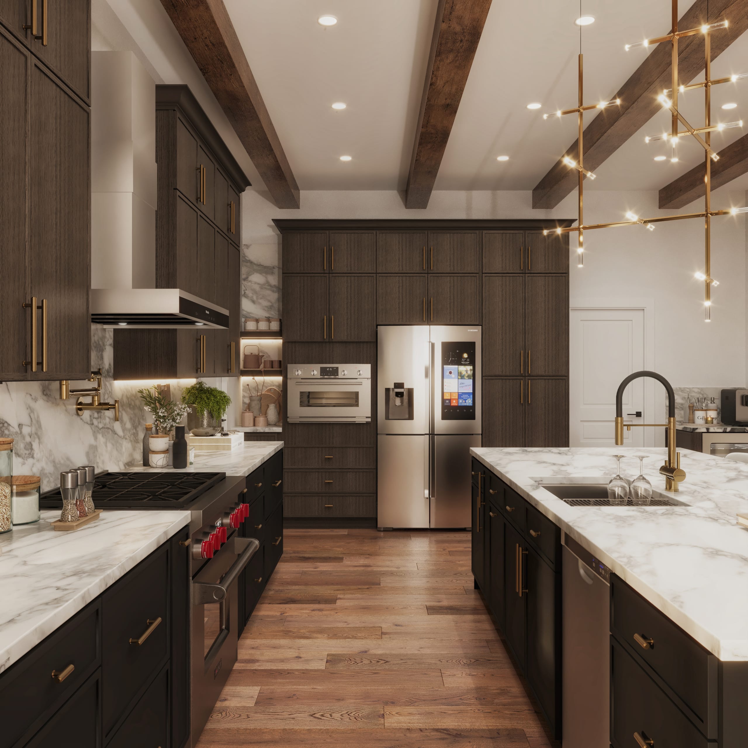 Kitchen Slim Shaker Style cabinetry - SAO-SIB3