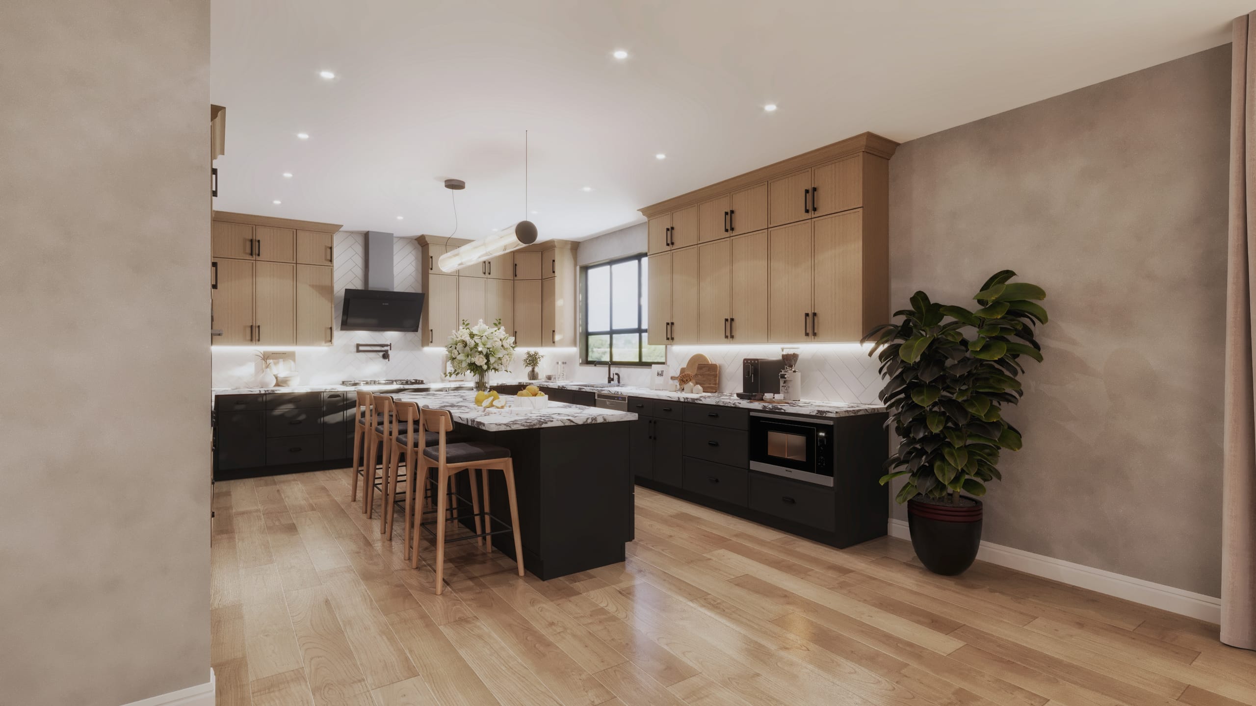 Kitchen Slim Shaker Style cabinetry - SWO-SIB2