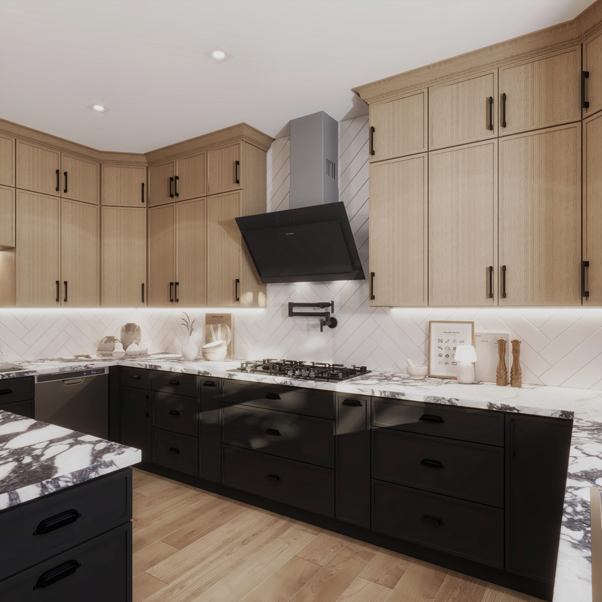 Kitchen Slim Shaker Style cabinetry - SWO-SIB3
