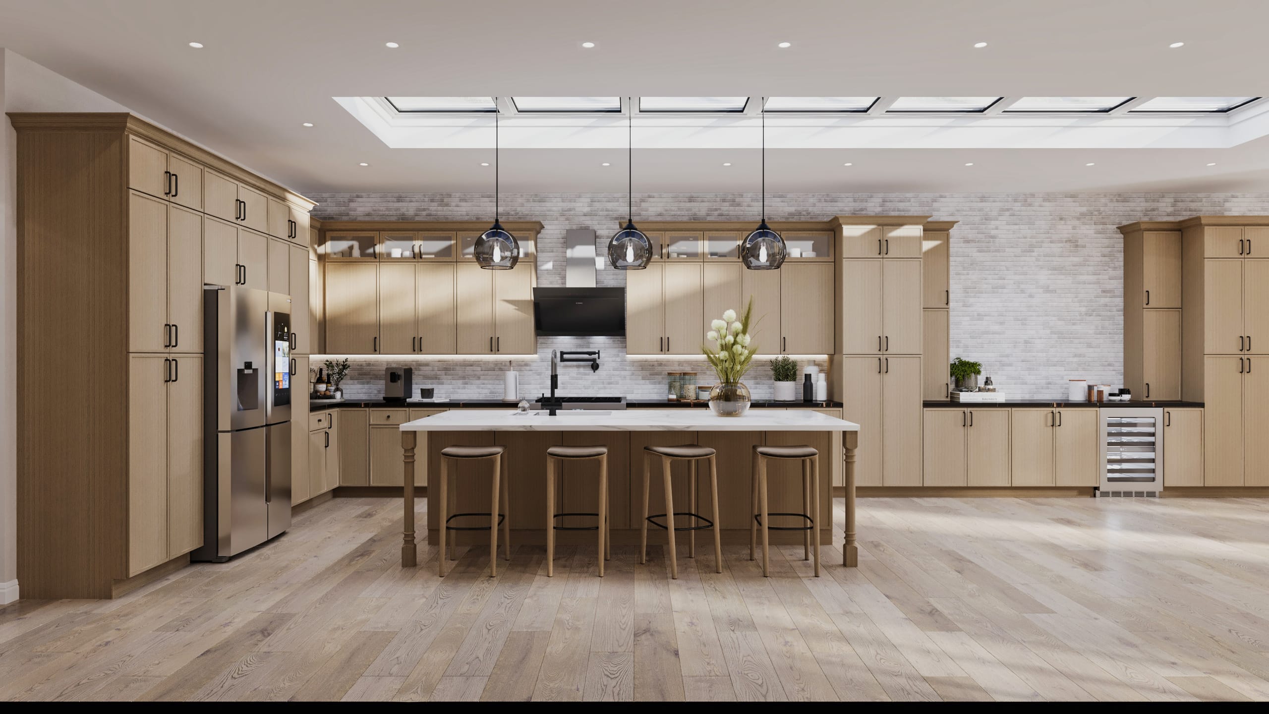 Kitchen Slim Shaker Style cabinetry - SWO1
